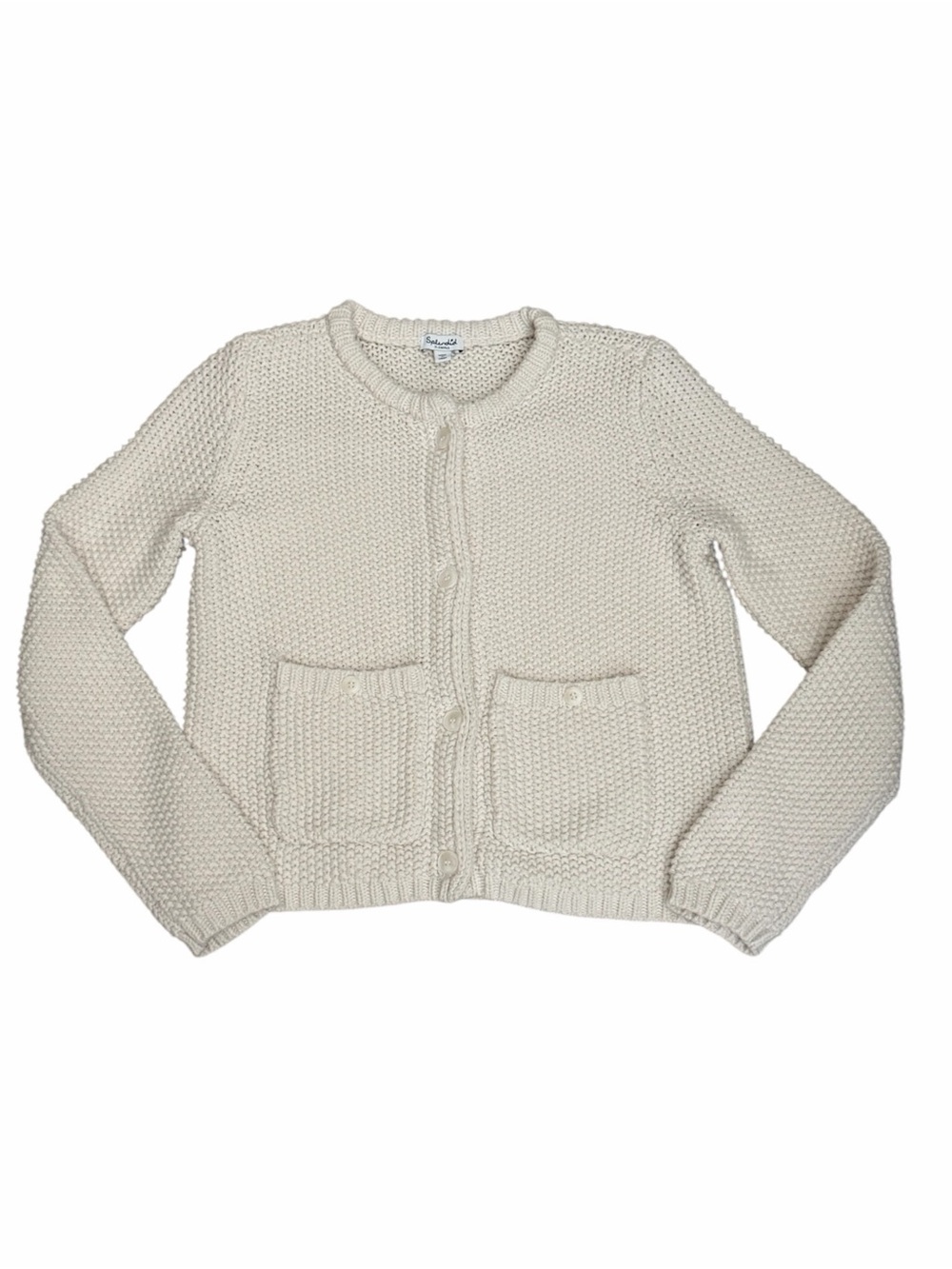 Splendid Angela Round Neck Long Sleeve Button
Front Cardigan Size XSmall